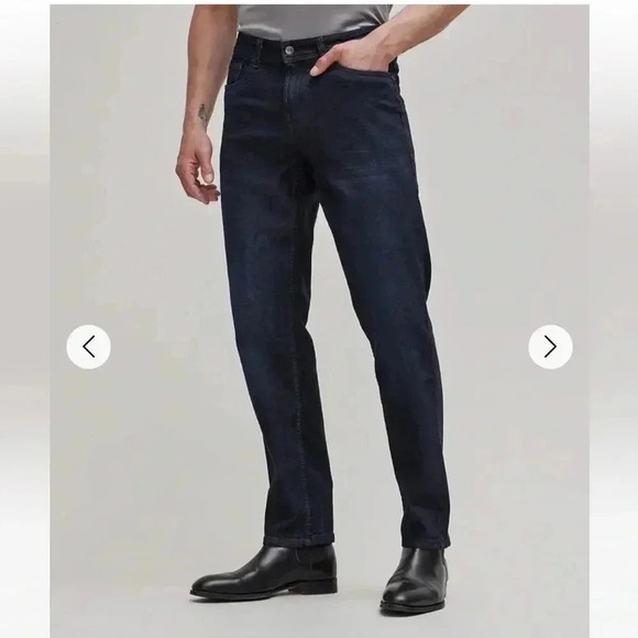 Cavalli Class black slim straight leg jeans sz 40 - Picture 8 of 9